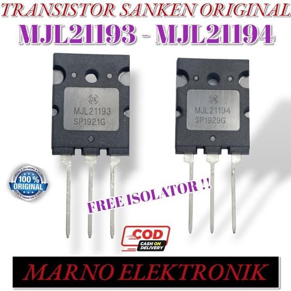 TR TRANSISTOR MJL21193 MJL21194 MJL 21193 21194 ASLI ORIGINAL (ORI)