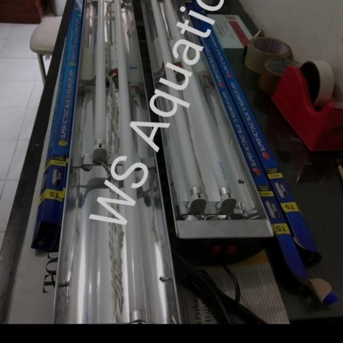 Lampu tanning aquazonic biru 39 watt double