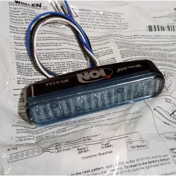 Whelen ION Blue