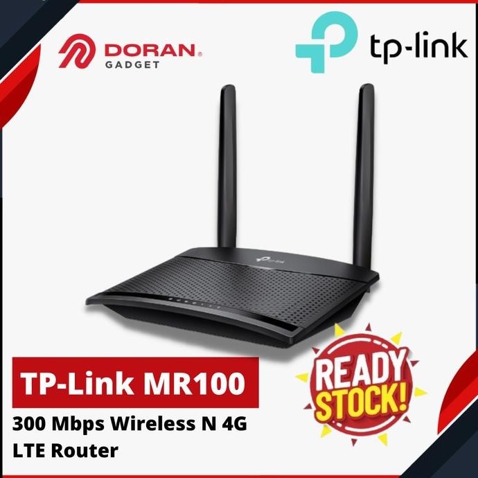 TERMURAH - Router Wifi Modem Wifi TPLink TL-MR100 4G 300Mbps UNLOCK All Operator
