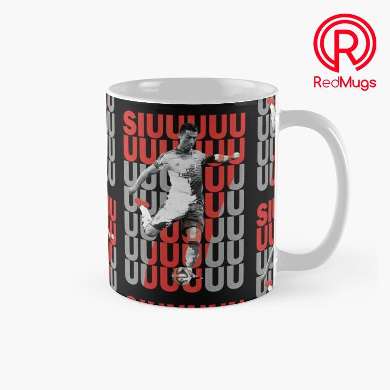 Mug Kopi Siuuuuuu Cristiano Ronaldo Classic Mug
