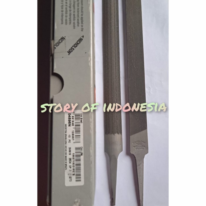 Nicholson Kikir Half Round / Setengah Bulat 4" 6" 8" 10" 12" Eropa Termurah