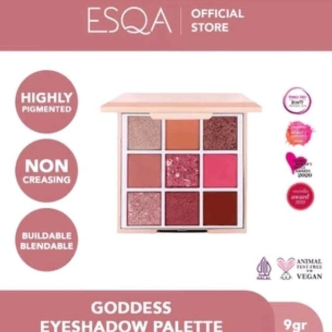 ESQA Goddess Eyeshadow Palette - Eyeshadow ESQA CDS