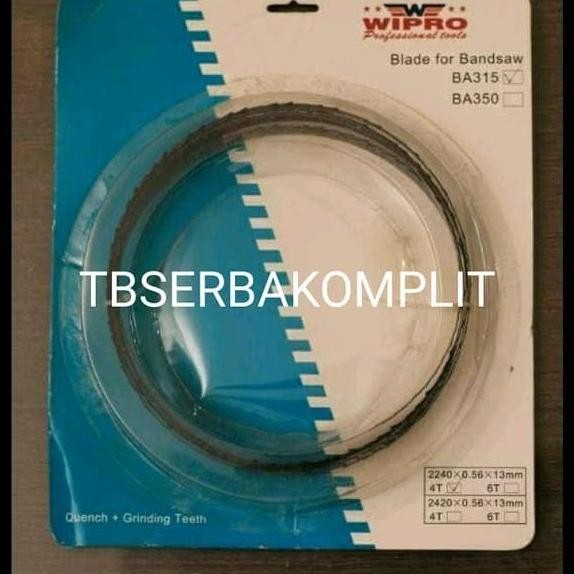 Mata Gergaji Bandsaw Blade 12 Inch 4T Wipro Jdd315 Mata Gergaji Pita Kualitas Premium
