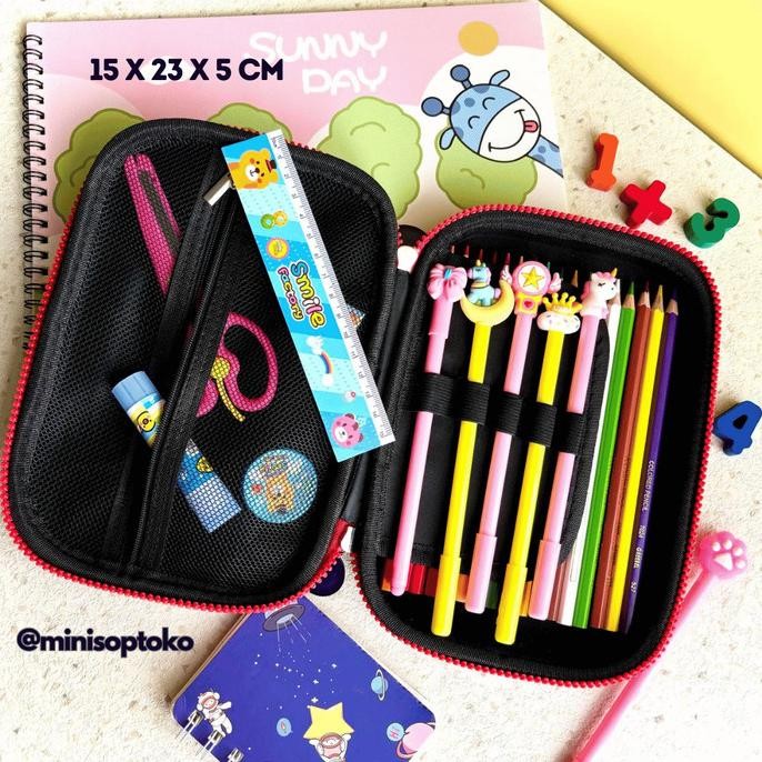 

Tempat Pensil Kotak Pensil Smiggle 3D Hardcase Marvel Karakter Anak SM88