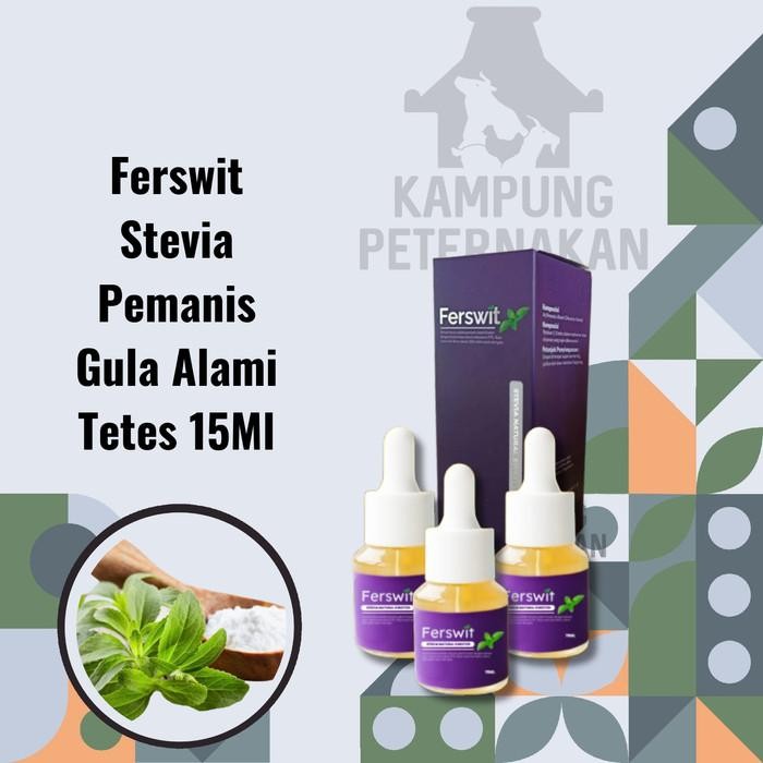 

Ferswit Pengganti Gula Alami Pemanis Ekstrak Daun Stevia Nol Kalori