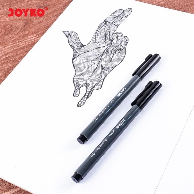 

we-53 Drawing Pen Pena Gambar Joyko DP-298S 1 Set 6 Pcs Viral