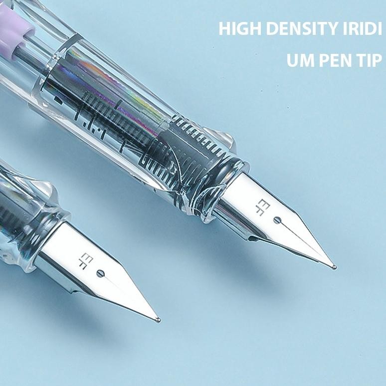 

uj-32 EG-Set Pulpen Premium 0.38mm Gradien Fountain Pen Kantung tinta pulpen set pulpen Pena kantor Alat Tulis Siswa-Eghrerr Murah