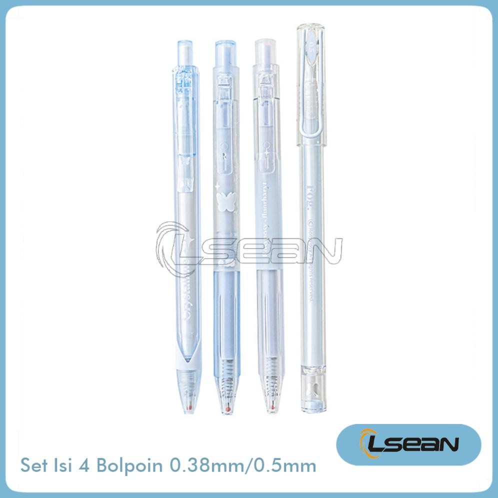 

hj-64 SET BOLPEN MEKANIK GEL Tinta HITAM ISI 4 MOTIF AESTHETIC KOREAN PEN IN BOX 0.38 mm 0.5 mm Sale