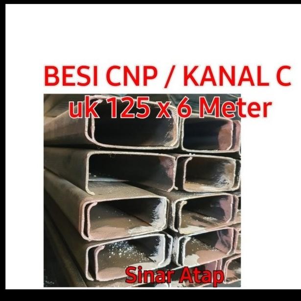 Besi Cnp / Kanal C 125 Tinggi 4 Cm Tebal 2Mm Full Panjang 6 Meter | Material