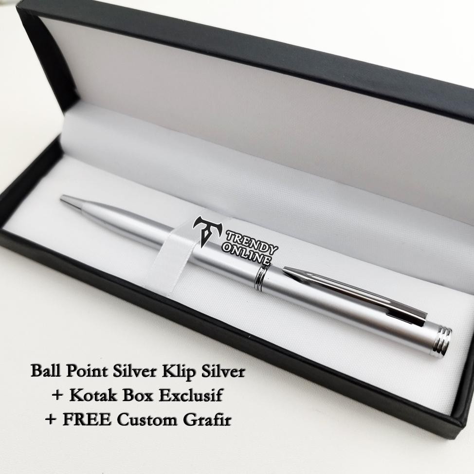 

uj-53 Pulpen Exclusif FREE GRAFIR Nama, Pulpen + Box Bonus Cetak Nama Custom, Hadiah Souvenir Exclusif Hemat