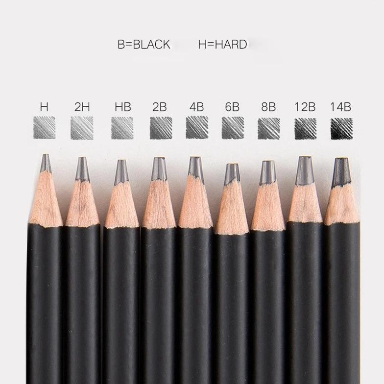 

we-12 NYONI Drawing Pencil Gambar Set 29 pcs Metal Tin Box Pensil Gambar Lukis Sketsa Lengkap Paket Original