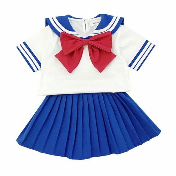 oiu Sailor moon kids costume sailor moon dress kostum anak perempuan japan TERLARIS