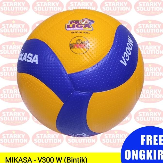 Bola MIKASA V300 W Bintik V 300 W Voli ProLiga V300W Original JEPANG