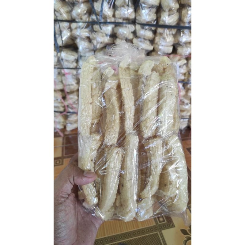 kerupuk Rambak Tepung Tapioka mentah (1kg) /) kerupuk Rambak Jari/kerupuk Mentah/krecek Rambak kiloa