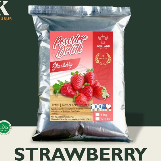 

Strawberry Bubuk Numan Bubble Powder Javaland