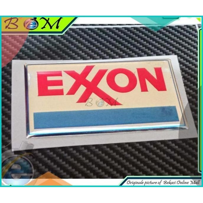 

Sticker stiker Logo timbul exxon exxonmobil 140BZ4 onderdil