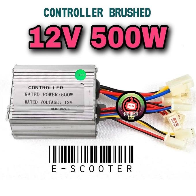 Controller 12V 500W Skuter Elektrik Kontroler Skuter Listrik Drift Original