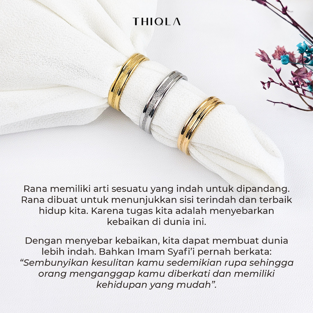 WAJIB PUNYA THIQLA - CINCIN MIRIP EMAS ASLI RANA - CINCIN OURA UNTUK CINCIN KAWIN LAMARAN WANITA