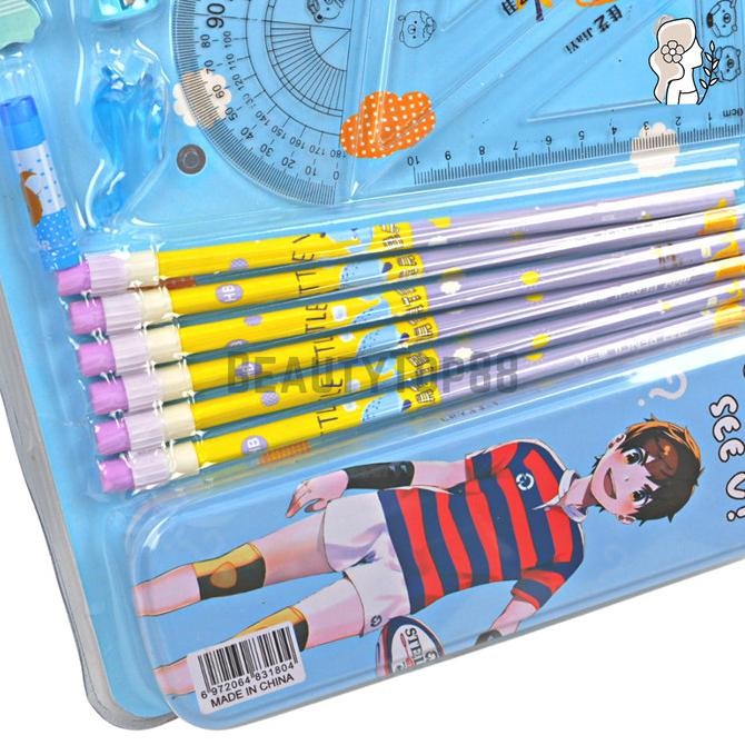 

We69 Paket Alat Tulis Lengkap 15 in 1 / Stationery Set Sekolah Karakter Original