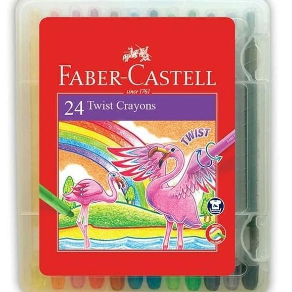 

Twist Crayon 24 Warna / Crayon Putar 24 Warna Faber Castell