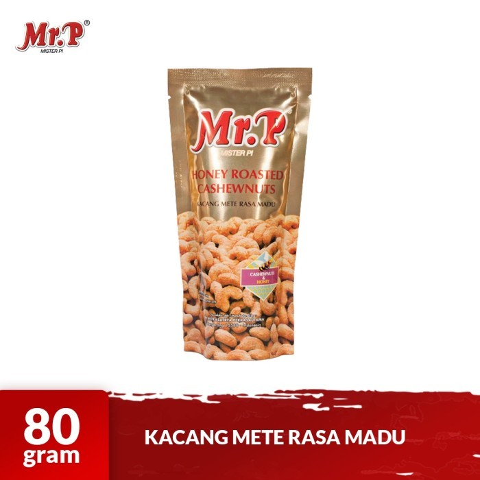 

Mr.P - Kacang Mete Rasa Madu 80gr - Honey Roasted Cashew Nuts