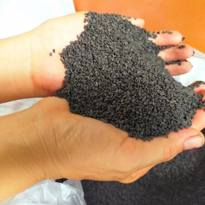 

Wijen Hitam Import 1 KG Kilo Black Sesame Seed Grade AA Fresh LT