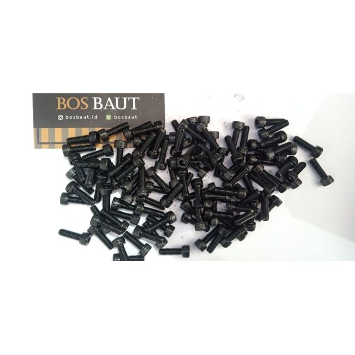 Baut L Socket Baja 12.9 M5 x 16 Hitam