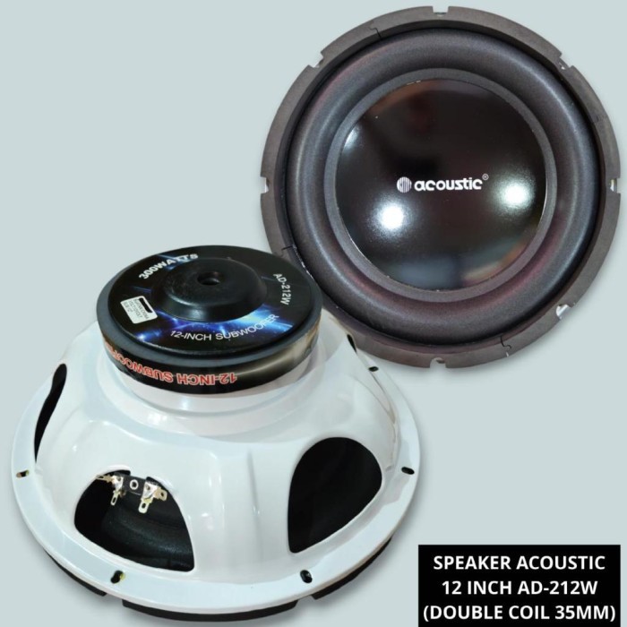 <<<<<] Speaker Acoustic 12 Inch AD212W AD-212W AD 212 W AD212 Subwoofer
