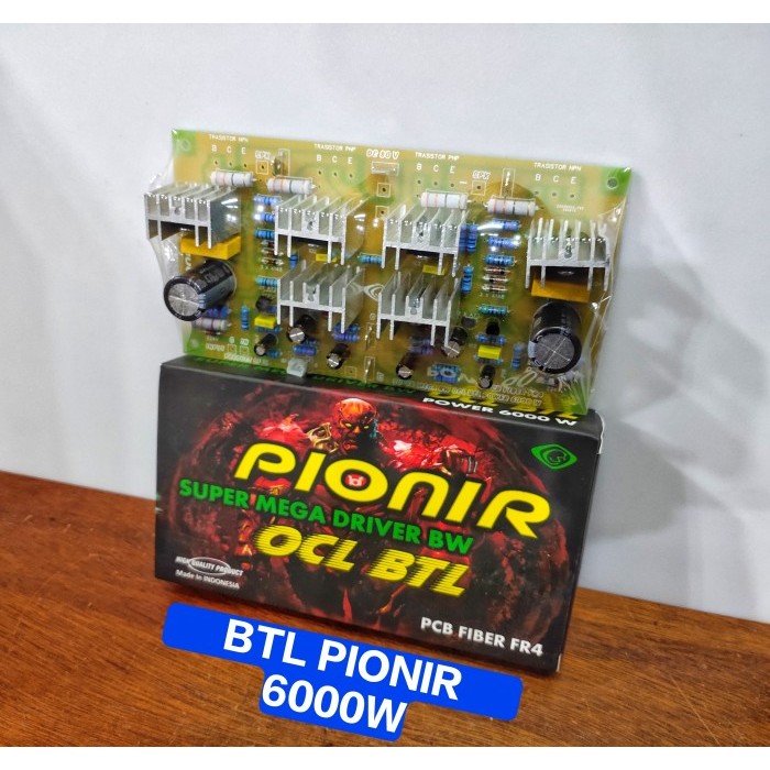 Produk Terbaik] Kit Driver Power Mono BTL Pionir 6000W Modul Amplifier PCB Fiber