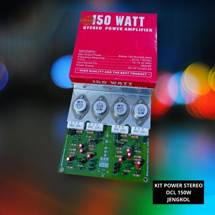___] Kit Power Stereo Jengkol OCL 150 Watt Bell BGR