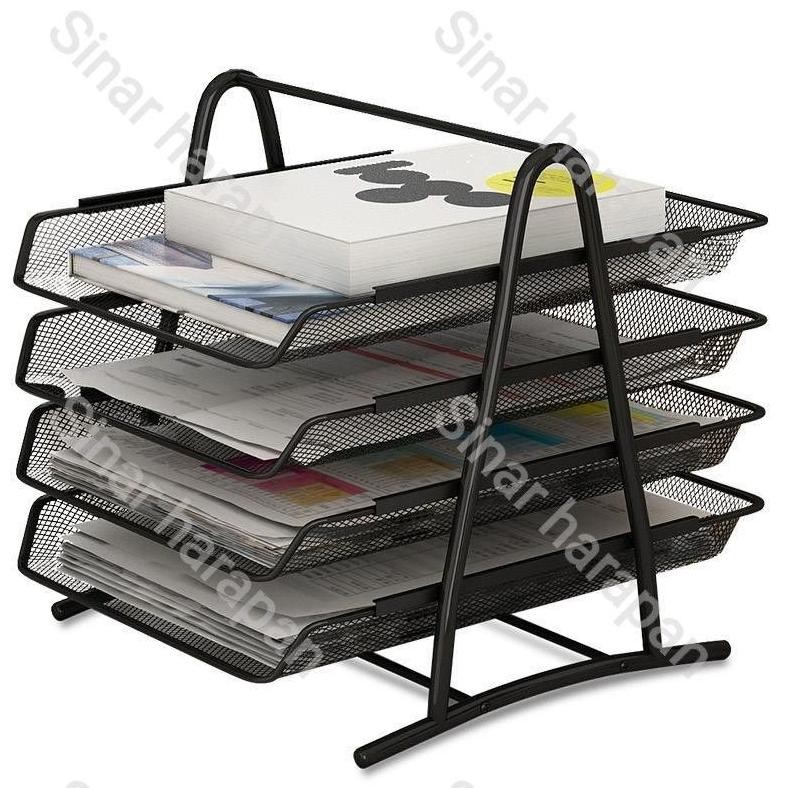 

Terbaru Rak Dokumen Kertas Elevated Letter Tray Susun Besi Baru