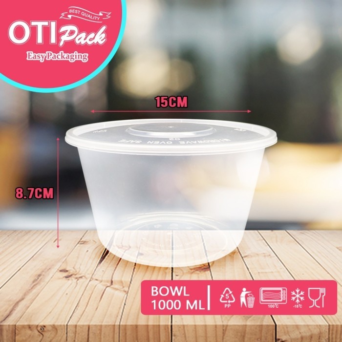 

Terbaru Thinwall Bulat / Container / Tempat Makan Bulat 1000 Round Limited