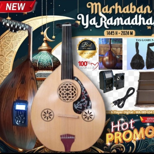 BERGARANSI alat musik petik gambus costum