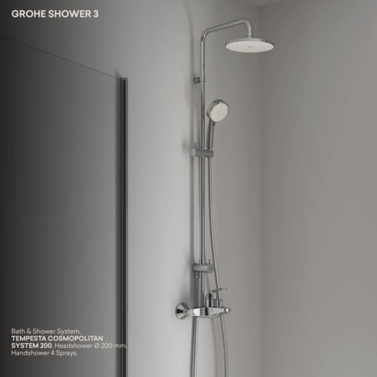 Grohe Tempesta Cosmopolitan System 200 26305001 [FREE ONGKIR]
