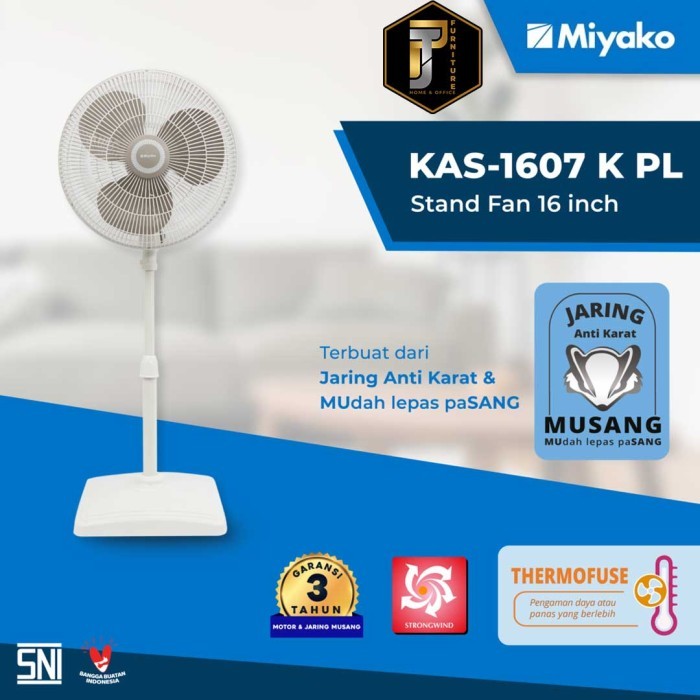 *$*$*$*$] Kipas Angin Berdiri Miyako KAS 1607 K PL 16 Inch Murah Pontianak