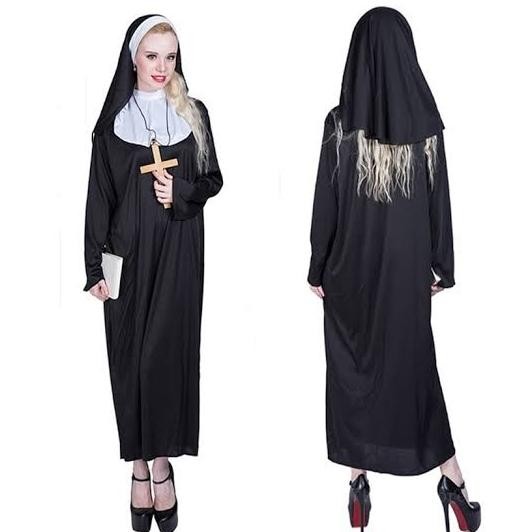:>:>:>:>] Kostum Valak / Kostum Halloween The Nun Clothes