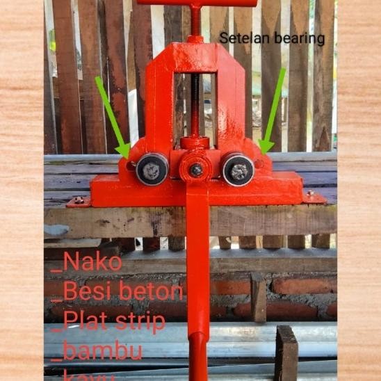 ALAT ROLL PEMBULAT BULATAN BESI BETON,NAKO,PLAT STRIP,BAMBU,KAYU