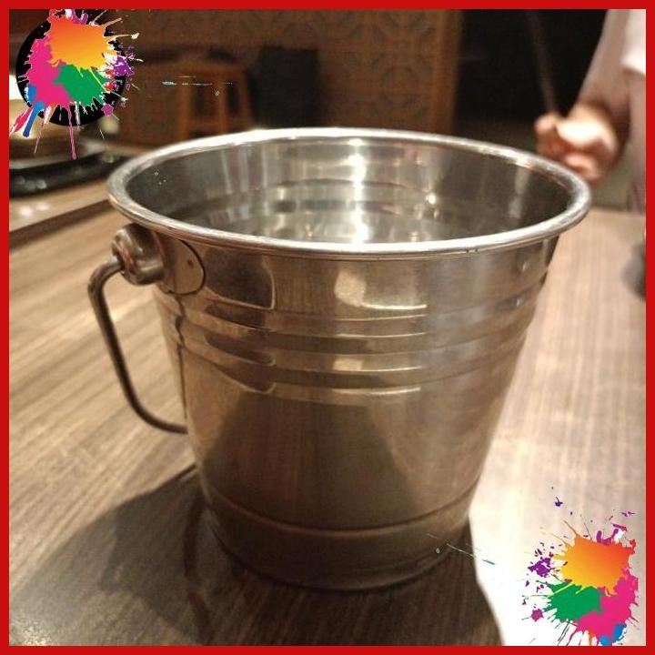 

(LJG) ICE BUCKET 15CM STAINLESS KECIL BEKAS RESTORAN