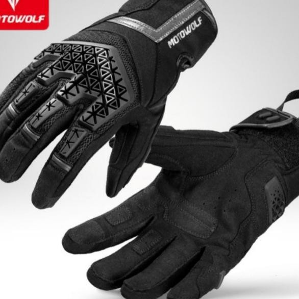 Motowolf Gloves Motor Full Finger Sarung Tangan Motor Touch Screen