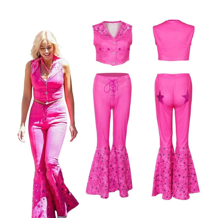 '+'+'+'+] Barbie - Flared Trouser Outfit Halloween Costume Fancy dress theme Party Bali Gosend