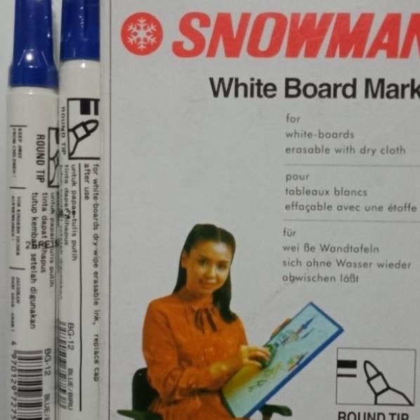 

Spidol Snowman Whiteboard Bg-12 ( Harga 1 Pa Isi 12 Pcs)