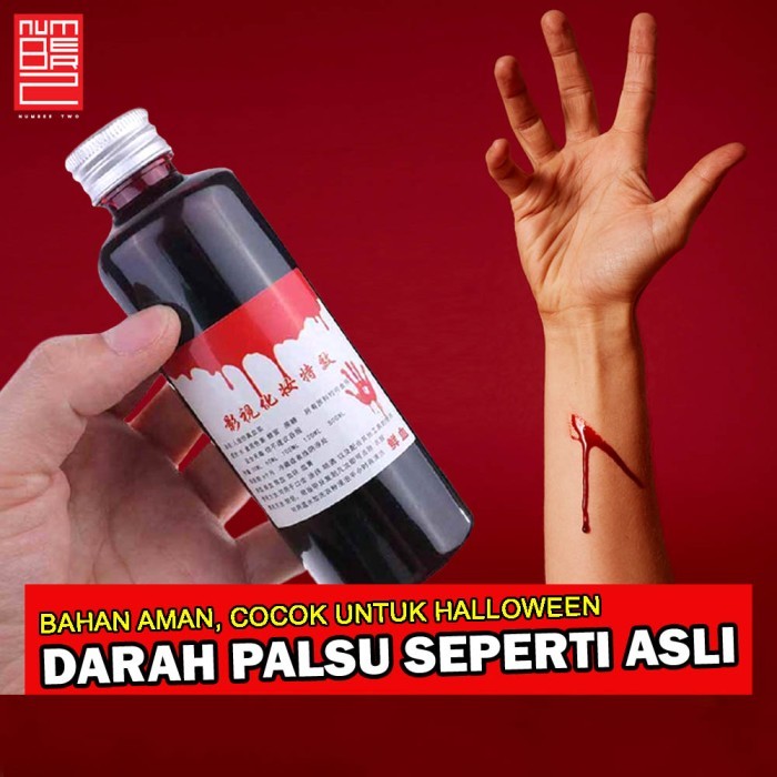 *:*:*:*:*] Darah palsu mainan pil kapsul fake blood vein cosplay halloween prank