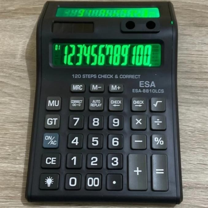 

IK69 KALKULATOR Layar Double Nyala ESA 8810LCS - Calculator Desktop Cek Hemat