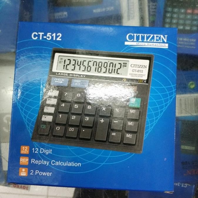 

KT78 calculator citizen ct 512, 12 digit Viral