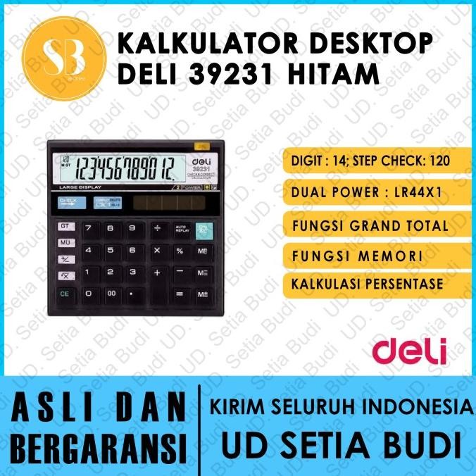 

AZQ-16 Kalkulator Dekstop Deli 39231 asli dan bergaransi Murah