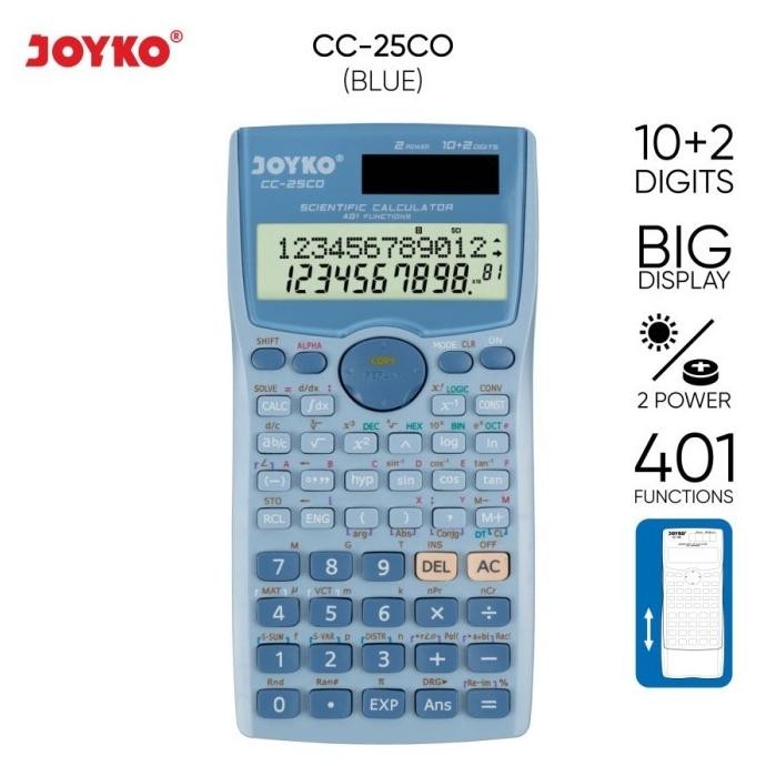 

rq-56 JOYKO CC-25CO ~ Kalkulator Sekolah Scientific Calculator CC25CO Kuliah Berkualitas