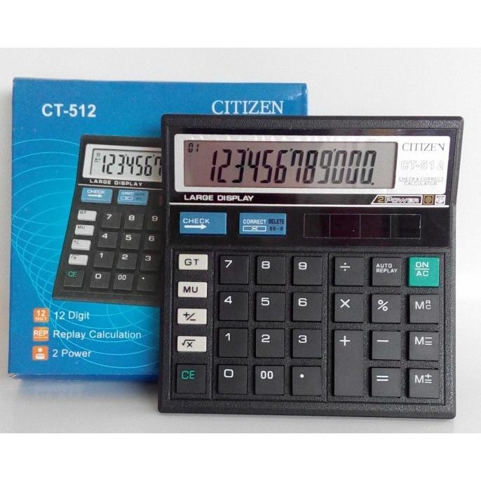 

fx-76 Kalkulator CITIZEN CT 512 / Kalkulator CITIZEN / Kalkulator 12 Digit Murah