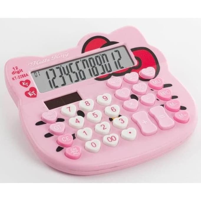 

tg-342 Kalkulator Kepala Hello Kitty Pink 12 Digit - Calculator Hello Kitty Premium