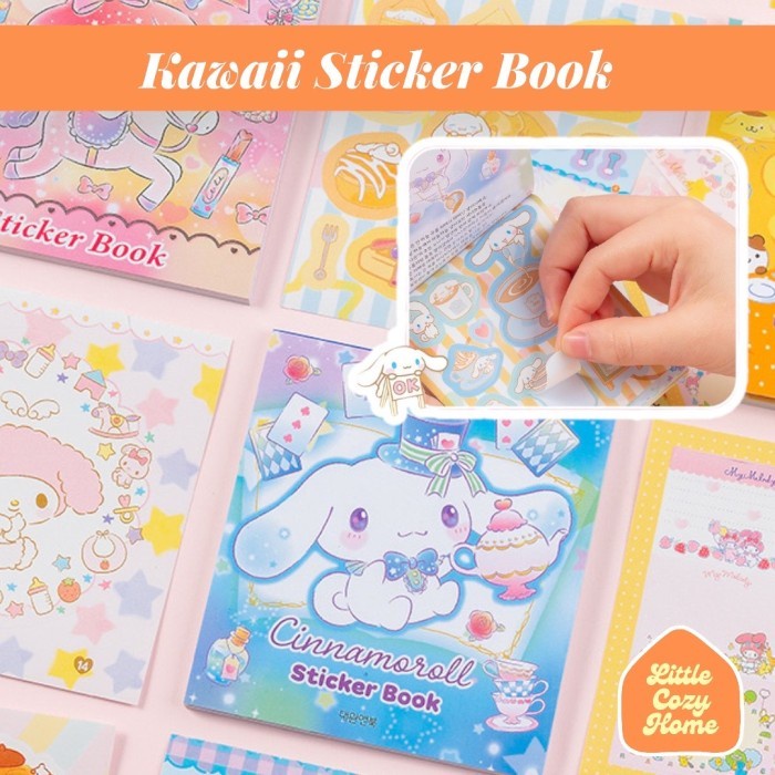 

Kawaii Sticker Book / Buku Stiker Lucu / Stiker Anak Sanrio Karakter